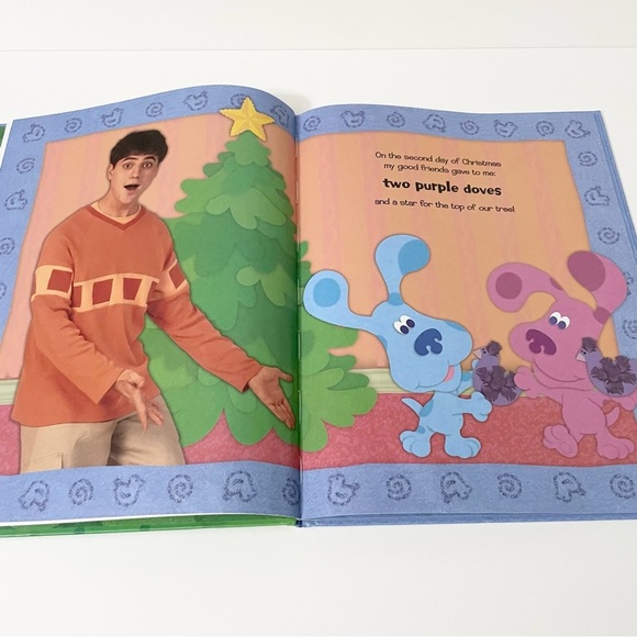 2002 Blues Clues 12 Days of Christmas Book - Picture 12 of 16